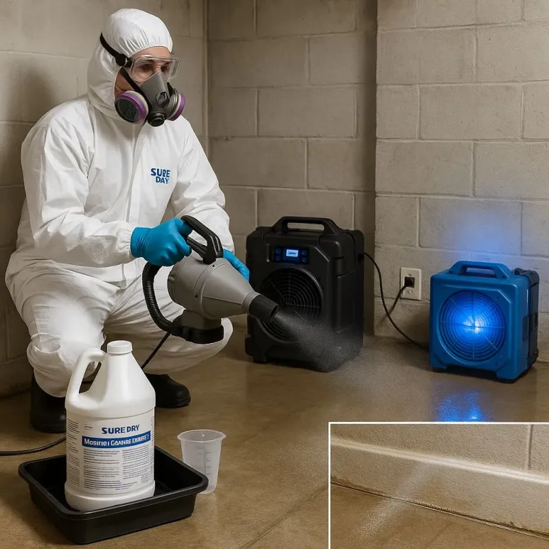 Sanitization and Odor Removal process in Coon Rapids, MN