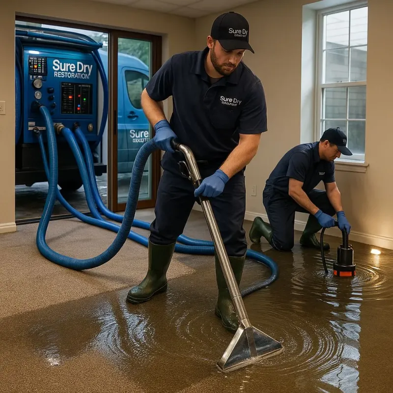 Water Extraction and Removal process in Coon Rapids, MN